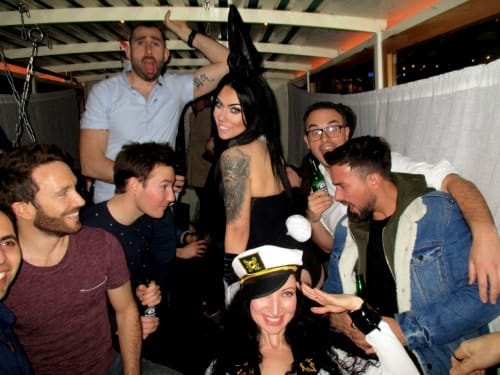 Boot striptease in Amsterdam