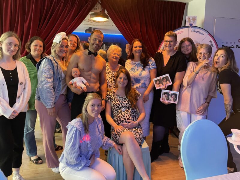 Geen vrijgezellenfeest maar een babyshower?